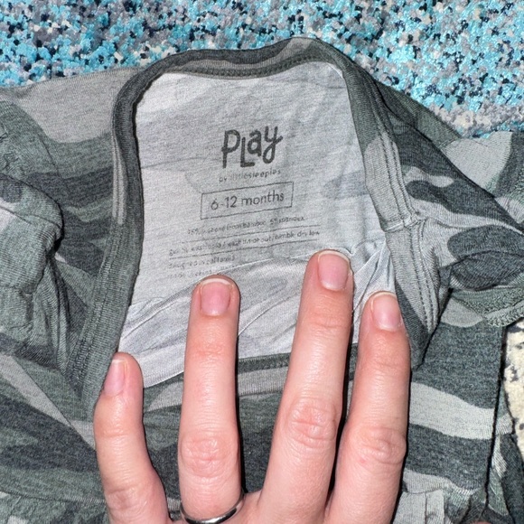 LITTLE SLEEPIES Short Sleeve Bodysuit Dress - Picture 2 of 2